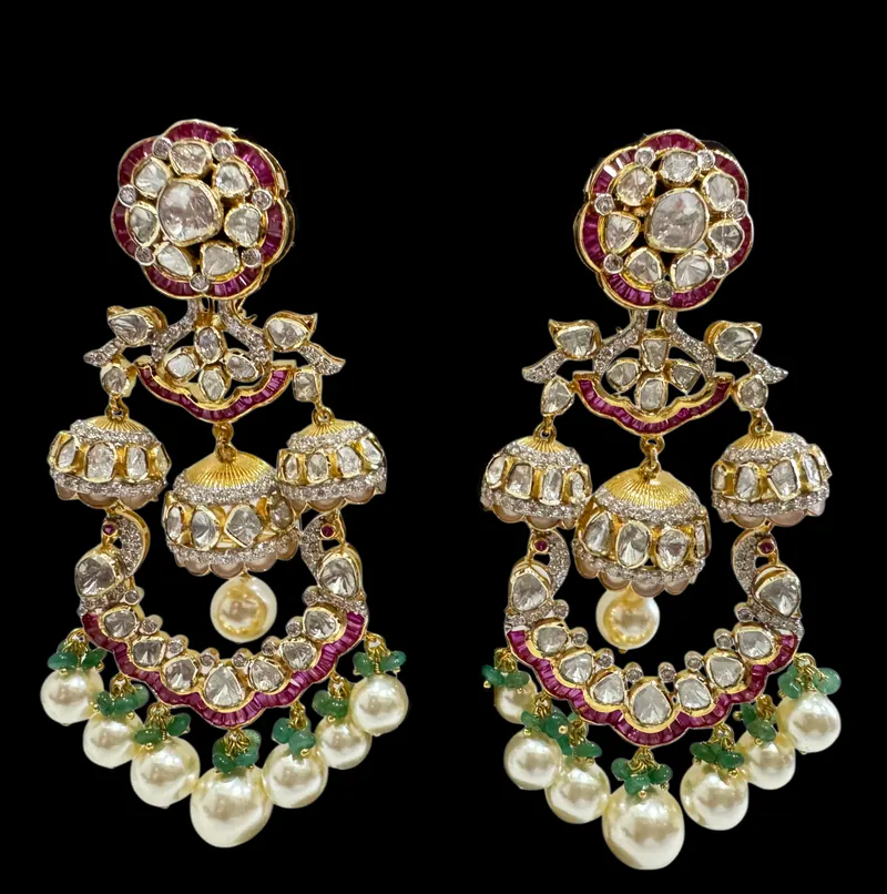 Long Diamond Earring – view 2