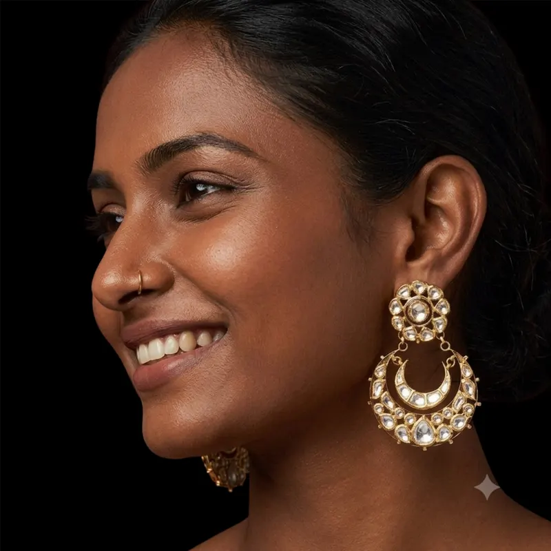 Reversible Chandbali – view 1